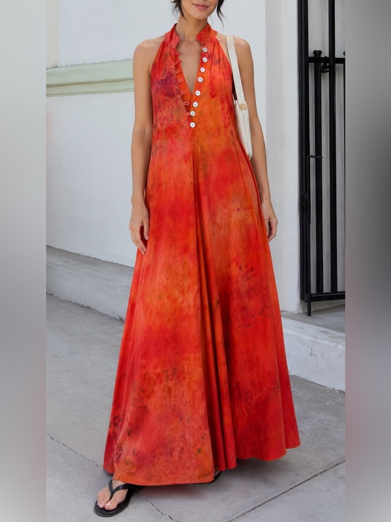 Etsy Dresses & Skirts - Organic Handmade Tie Dyed Kaftan Maxi Dress